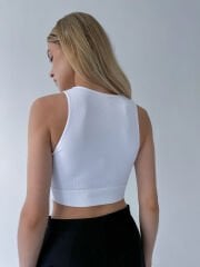 Essential Seamless  Rib Crop Top