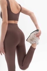 Power Rib Seamless High Rise Leggings