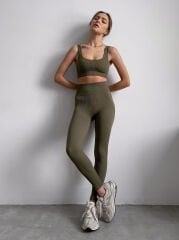Power Rib Seamless High Rise Leggings